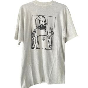 Vintage 90s Zig Zag Weed Double Sided Single Stitch Shirt Adult Large